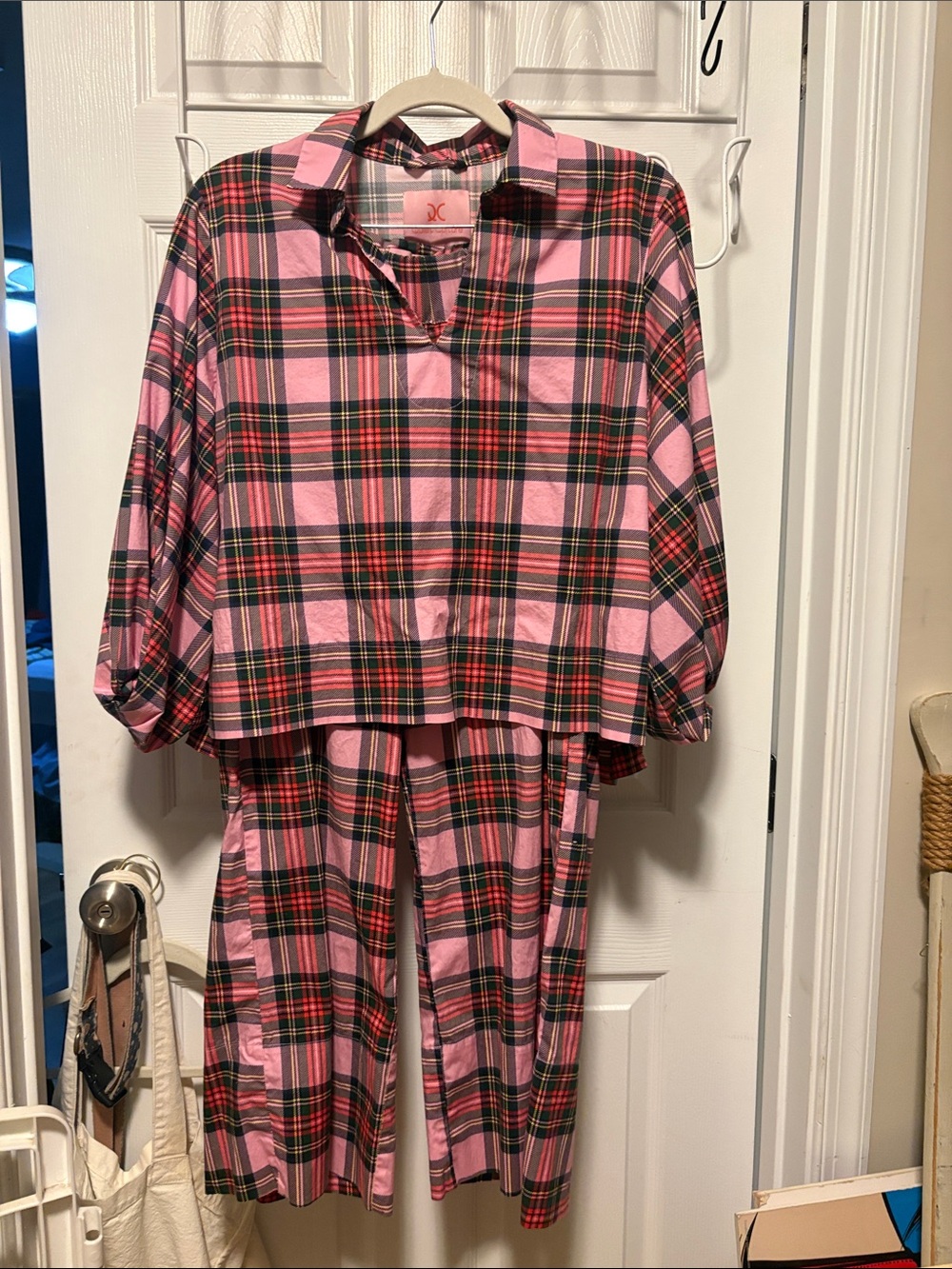 Take Pause Full-Length Set - Merry Plaid